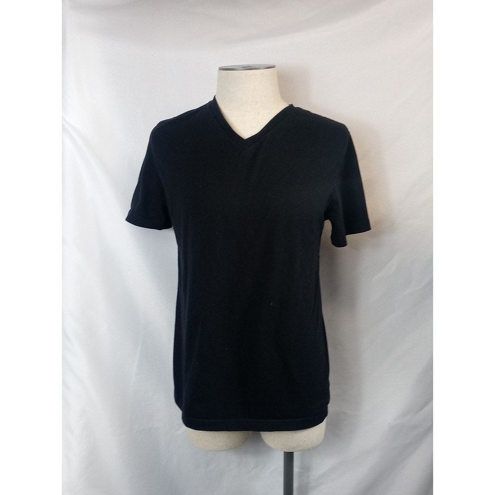 Vintage Arizona Jean Co Black T-Shirt Men's Size Large V-Neck Short Sleeve Shirt
